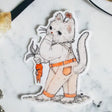 This sweet little kitty has found themself in a bit of a garden mishap. Illustrated in a whimsical pen-and-ink style with a soft vintage touch, “Oops Kitty” brings charm and a smile wherever it goes. Printed on durable white vinyl, this sticker is waterproof, UV-proof, and long-lasting — perfect for decorating water bottles, laptops, journals, or anywhere a touch of magic is needed.