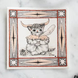 A series of astrology stickers that has a cat design for each zodiac sign! This enchanting design is perfect for astrology lovers, cat enthusiasts, and anyone who adores whimsical details. Printed on durable white vinyl, this sticker is waterproof, UV-proof, and long-lasting — ideal for decorating water bottles, laptops, journals, or gifts.