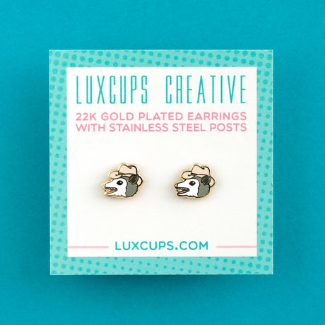 Possum Earrings