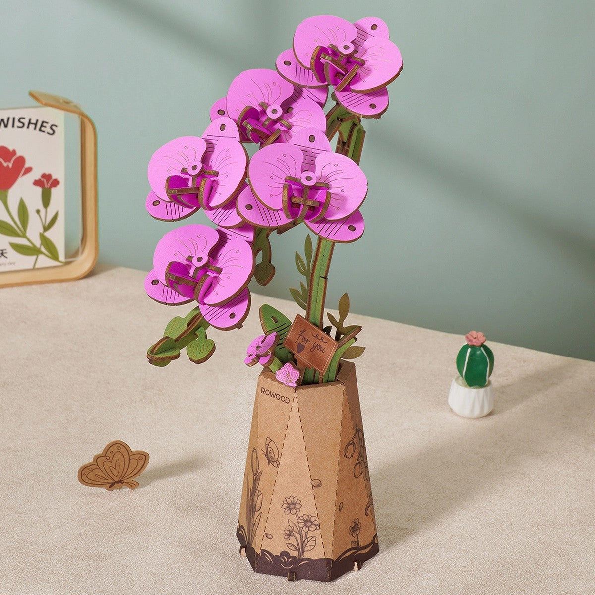 Introducing our exquisite DIY Flower Wooden Puzzles, a delightful collection featuring a variety of charming blooms. Perfect for both beginners and seasoned hobbyists, these puzzles are designed to be easily assembled within a mere hour and a half, making them an ideal project for a leisurely afternoon. Upon completion, these flower puzzles make for a beautiful display piece, adding a touch of natural elegance to any room. With their timeless charm and enduring appeal, they also make for cherished gifts for