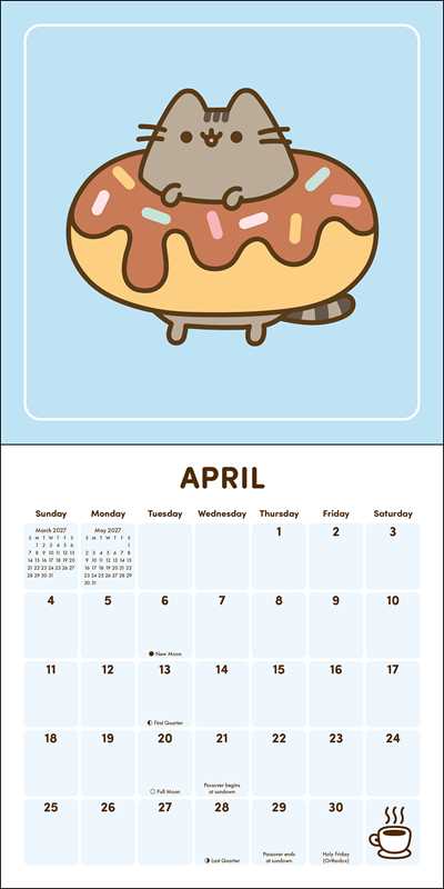 Enjoy 12 months of snacks, naps, and fun with Pusheen the cat!

Smartly sized for cozy corners, busy bulletin boards, or any small spaces, the Pusheen 2027 Mini Wall Calendar adds just the right amount of color, cuteness, and creative organization wherever you need it.

Features include:


7" x 7" (7" x 14" open)—a great size for small spaces
Cover design eliminates need for plastic packaging
Printed on FSCÂ®-certified paper with soy-based ink
Planning spread for September–December 2026
Spans January–Decemb