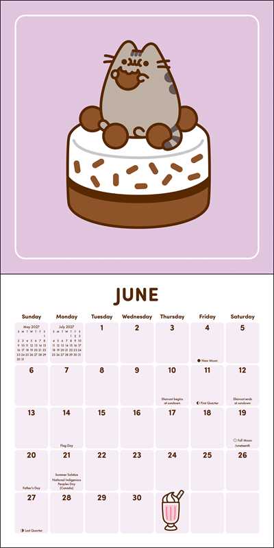 Enjoy 12 months of snacks, naps, and fun with Pusheen the cat!

Smartly sized for cozy corners, busy bulletin boards, or any small spaces, the Pusheen 2027 Mini Wall Calendar adds just the right amount of color, cuteness, and creative organization wherever you need it.

Features include:


7" x 7" (7" x 14" open)—a great size for small spaces
Cover design eliminates need for plastic packaging
Printed on FSCÂ®-certified paper with soy-based ink
Planning spread for September–December 2026
Spans January–Decemb