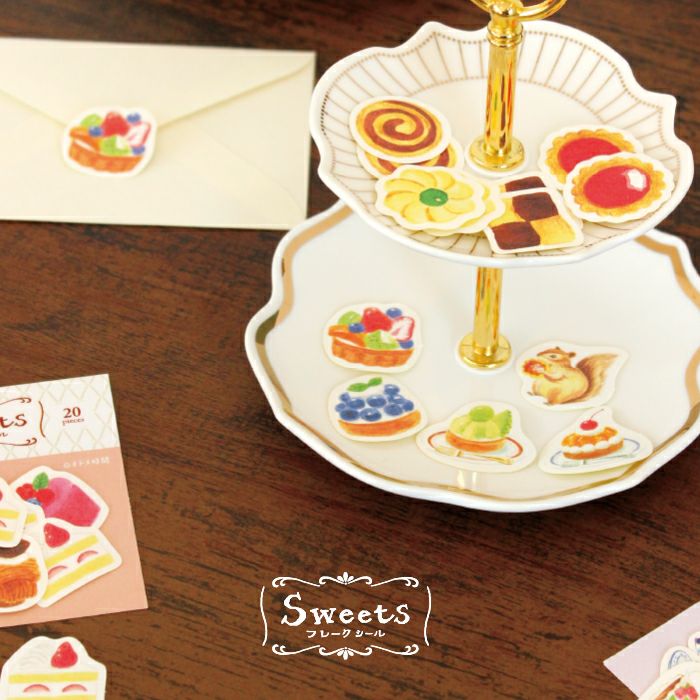 Pegatina de hojuelas de té