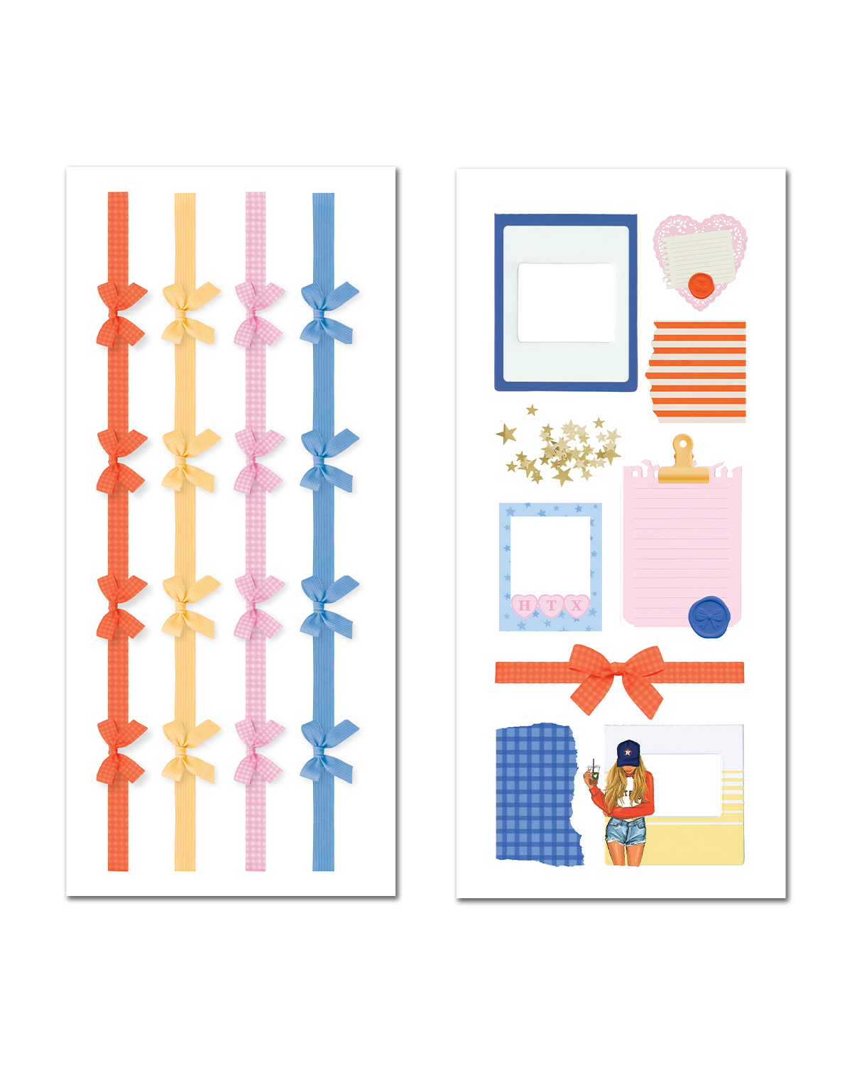 Rongrong X LCF Houston Junk Journal Ephemera Stickers