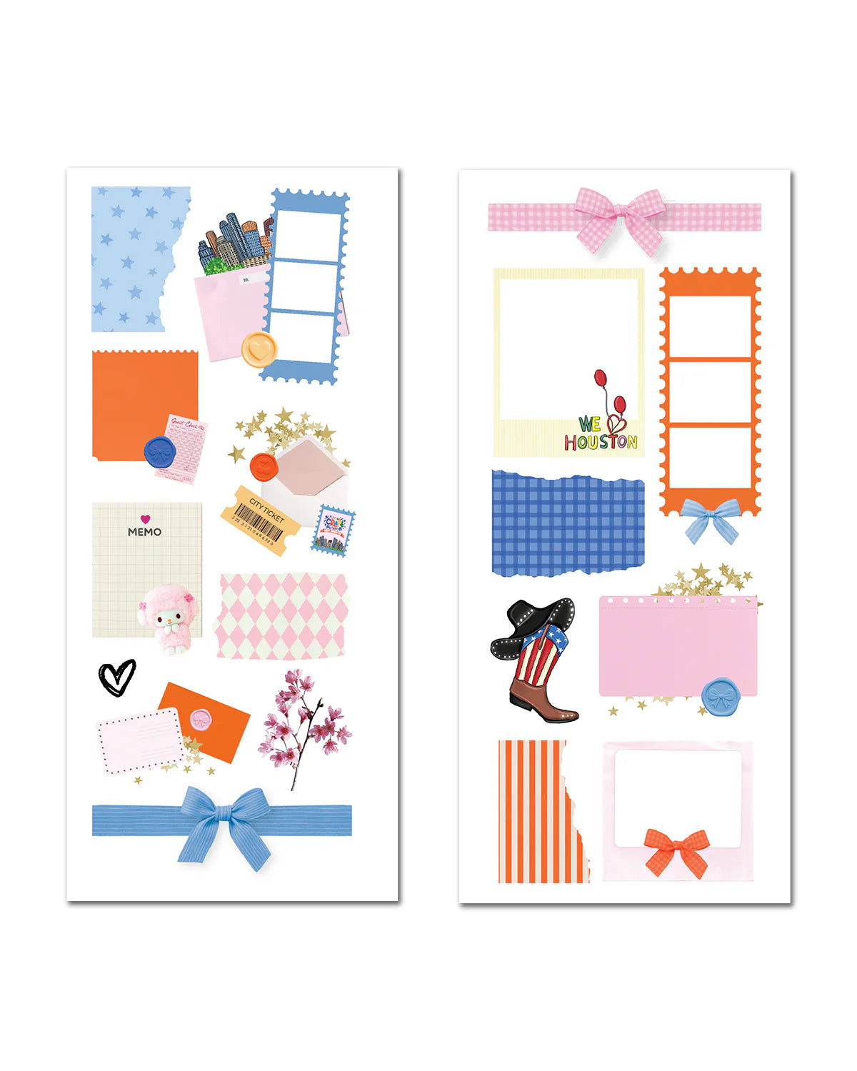 Rongrong X LCF Houston Junk Journal Ephemera Stickers