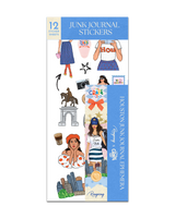 Rongrong X LCF Houston Junk Journal Ephemera Stickers