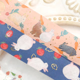 Rabbit Country Strawberry Washi Tape