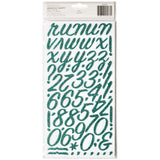 Thickers Glitter Foam Stickers Rain Boots - Aqua