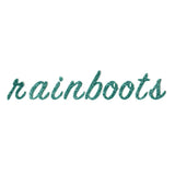 Thickers Glitter Foam Stickers Rain Boots - Aqua