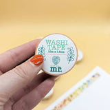 Last Chance: Drawn to Nature - Rainbow Mushroom Washi Tape