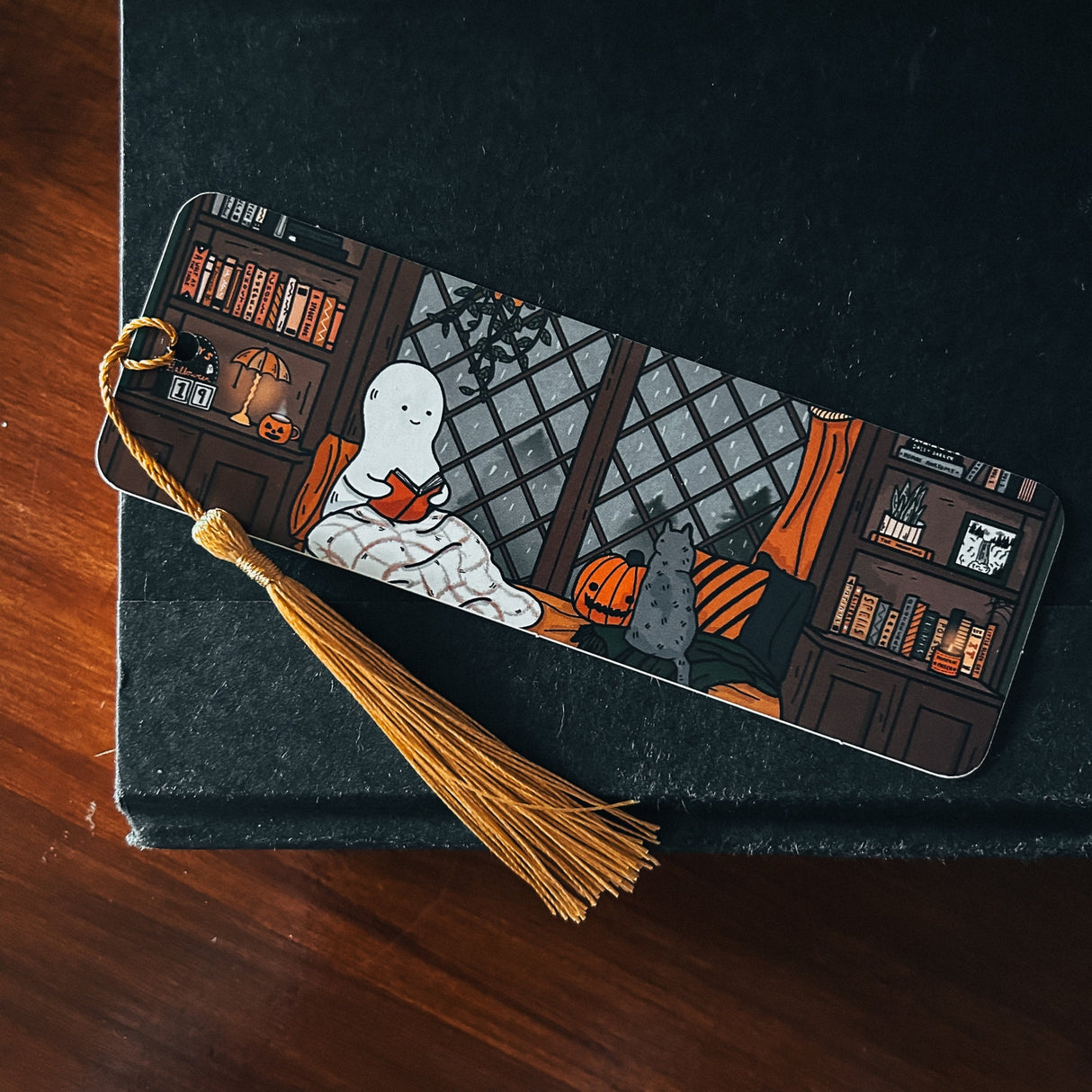 Little Spooky Studio - Rainy Day Ghostie Bookmark