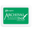 Ranger Archival Ink in Emerald Green delivers deeply saturated, jewel-toned color that brings your stamped images to vivid life. This permanent, acid-free ink pad produces crisp, clean impressions on paper, cardstock, matte and glossy paper, and even non-porous surfaces.