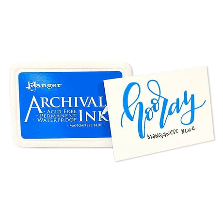 Ranger Archival Ink Pad - Manganese Blue