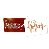Ranger Archival Ink Pad - Sepia

Archival Inks™ provide lasting stamping results that are permanent on many surfaces. Get a crisp image that doesn't bleed over water-based inks, markers, acrylic paint, watercolors, and more. Pads can be easily re-inked with the coordinating Archival Ink Re-Inker.