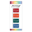 Ranger Mini Archival Ink Pads are the same unique, fade resistant dye ink formula as full size Archival Ink Pads, but in a convenient mini pad. Archival Inks provide long lasting stamping results that are permanent on many surfaces.