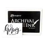 Ranger Archival Ink Jumbo InkPad - Jet Black


Archival Inks™ provide long-lasting stamping results that are permanent on many surfaces. Get a crisp image that doesn't bleed over water-based inks and markers, acrylic paint, watercolors, Tim Holtz® Alcohol Ink and more.
