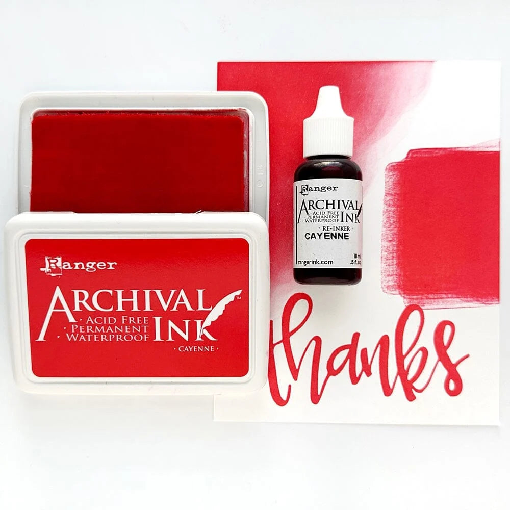 Ranger Archival Ink Pad - Cayenne