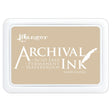 Ranger Archival Ink Pad - Sand Castle

Archival Inks™ provide lasting stamping results that are permanent on many surfaces. Get a crisp image that doesn't bleed over water-based inks, markers, acrylic paint, watercolors, and more. Pads can be easily re-inked with the coordinating Archival Ink Re-Inker.
