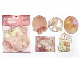 This vintage themed ephemera pack includes 10 pieces of cute paper materials in different color schemes! Each pack comes with pieces in 5 varying styles with 2 of each design.

These pieces make great card decoration, collage pieces, or additions to your journal spreads!