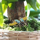 Shoal - Rhinoceros Beetle Pin - Gold