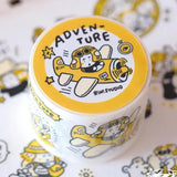 Our Adventure Kisscut Washi Tape is filled with travel-inspired illustrations - think mountains, maps, compasses, and little discoveries waiting to be made.

The kisscut design lets you peel off individual pieces with ease, no scissors needed. Perfect for travel journals, scrapbooks, planners, and capturing every step of your journey. Tape your story.