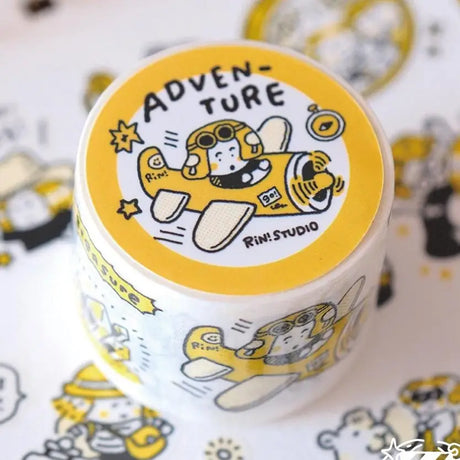 Our Adventure Kisscut Washi Tape is filled with travel-inspired illustrations - think mountains, maps, compasses, and little discoveries waiting to be made.

The kisscut design lets you peel off individual pieces with ease, no scissors needed. Perfect for travel journals, scrapbooks, planners, and capturing every step of your journey. Tape your story.