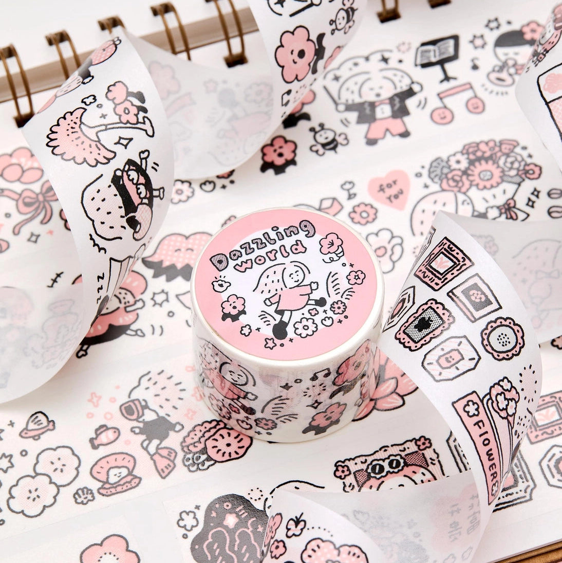 Dazzling World Mono Pink

Dazzling world is our new collection for 2026, the mono pink color would give you a unifed brand new experience to the sticker world