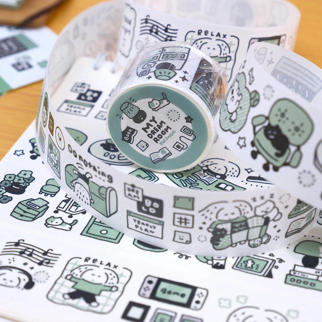 RiN! Studio - My Dream Room Washi Tape

Volume 50: Today we bring you the <my dream="" room=""> category, which has captured the beautiful room Rin is picturing in her life as an artist:)</my>