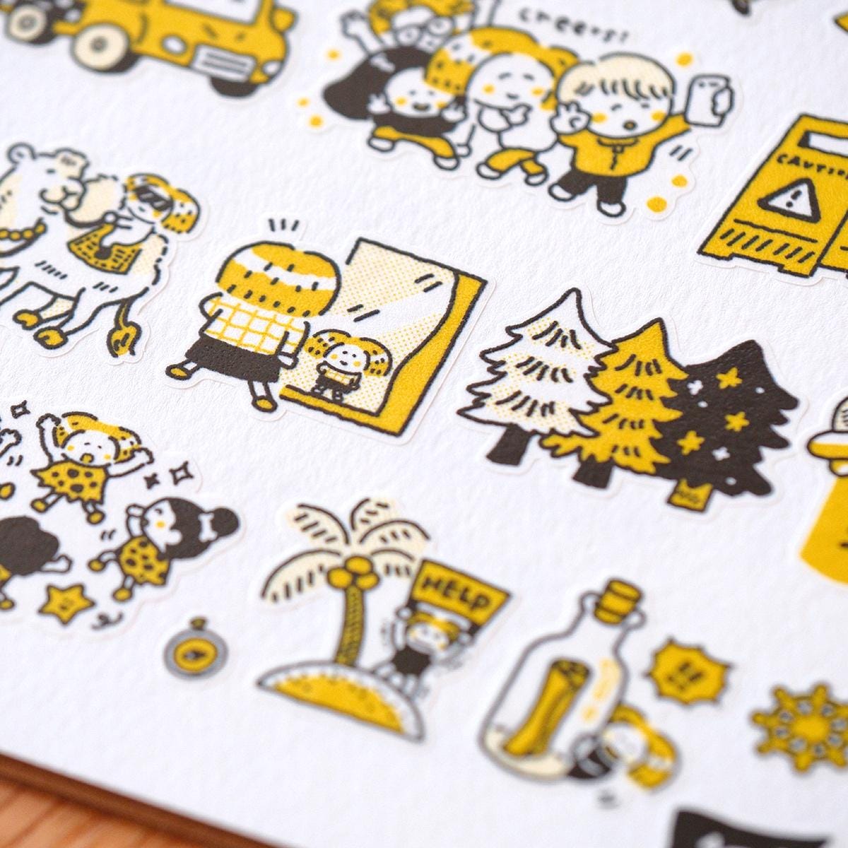 Our Adventure Kisscut Washi Tape is filled with travel-inspired illustrations - think mountains, maps, compasses, and little discoveries waiting to be made.

The kisscut design lets you peel off individual pieces with ease, no scissors needed. Perfect for travel journals, scrapbooks, planners, and capturing every step of your journey. Tape your story.