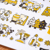 Our Adventure Kisscut Washi Tape is filled with travel-inspired illustrations - think mountains, maps, compasses, and little discoveries waiting to be made.

The kisscut design lets you peel off individual pieces with ease, no scissors needed. Perfect for travel journals, scrapbooks, planners, and capturing every step of your journey. Tape your story.