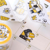 Our Adventure Kisscut Washi Tape is filled with travel-inspired illustrations - think mountains, maps, compasses, and little discoveries waiting to be made.

The kisscut design lets you peel off individual pieces with ease, no scissors needed. Perfect for travel journals, scrapbooks, planners, and capturing every step of your journey. Tape your story.