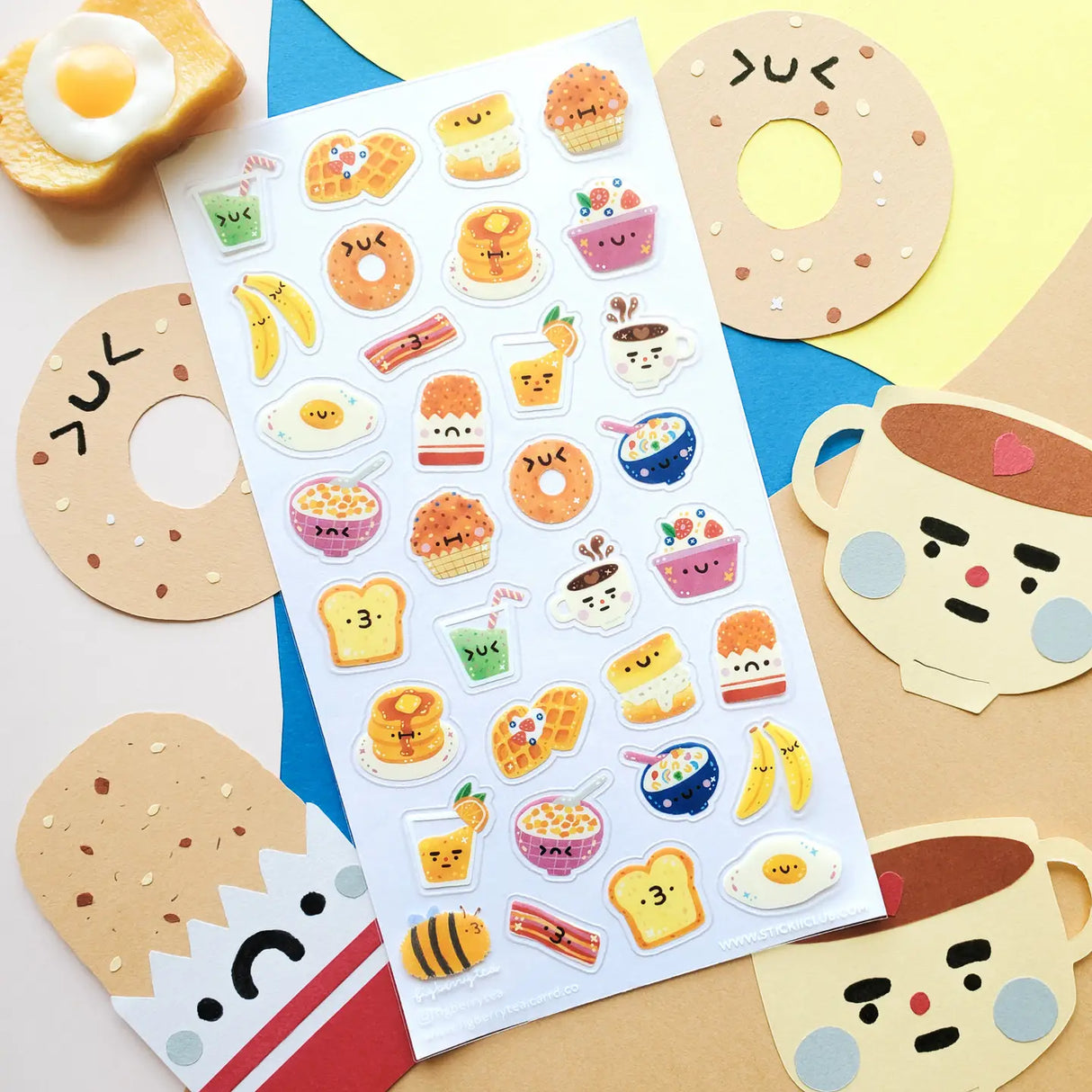 🥞🥣 Ready for @figberrytea’s cheerful breakfast bunch? From smiley pancakes to cozy mugs, this sheet is packed with the happiest little morning bites. Whether you’re team waffles, cereal, or a classic sunny-side-up, these adorable treats are ready to brighten your planner, journal, and morning.


Art by: @figberrytea