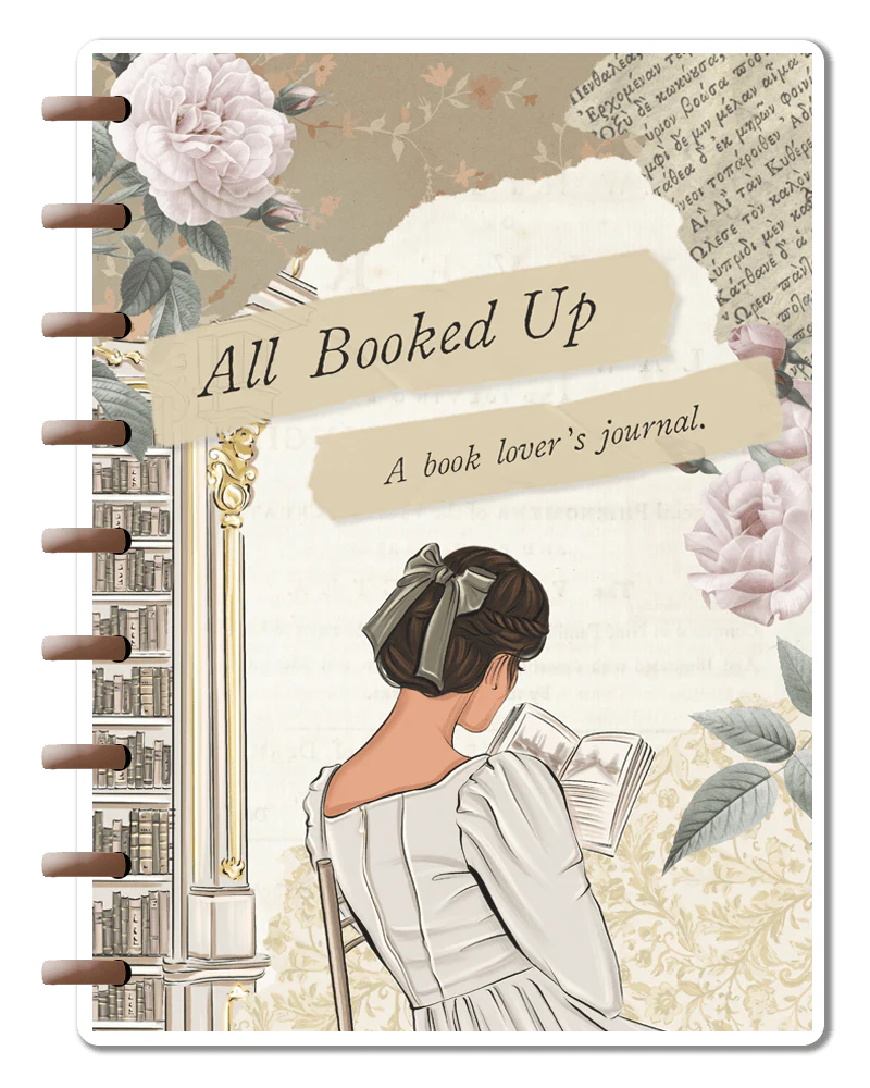 Dive into your next book with the All Booked Up Reading Journal by your side, the ultimate companion for book lovers where aesthetic meets functionality.

Whether you're flipping through the latest thriller or getting lost in a historical fiction, our journal is here to make every page turn count. With easy-to-use sections like a Book List, Your Thoughts, Reading Goals, and Space for Ideas, this journal is everything a reader needs.

Never Lose Track of a Book Again: Forget about trying to remember that boo