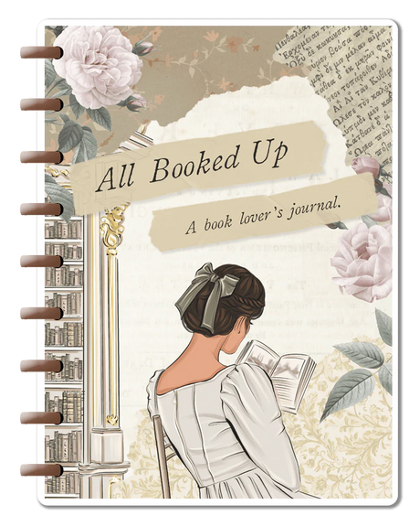 Dive into your next book with the All Booked Up Reading Journal by your side, the ultimate companion for book lovers where aesthetic meets functionality.

Whether you're flipping through the latest thriller or getting lost in a historical fiction, our journal is here to make every page turn count. With easy-to-use sections like a Book List, Your Thoughts, Reading Goals, and Space for Ideas, this journal is everything a reader needs.

Never Lose Track of a Book Again: Forget about trying to remember that boo