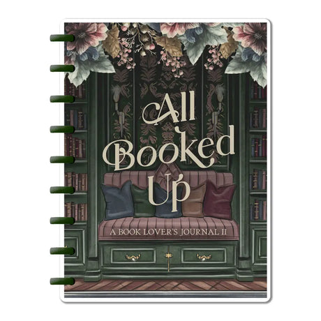 Step into the world of classic literature with the Dark Academia All Booked Up Journal. Perfect as a book journal, reading planner, or book planner, it’s designed for those who love the charm of old libraries and the allure of Dark Academia. Capture your reading lists, reflections, goals, and inspirations in this elegant companion that blends style with function. Enhance your literary journey with every page.

Track Your Reading Journey: The Book List section allows you to document titles, authors, genres, 