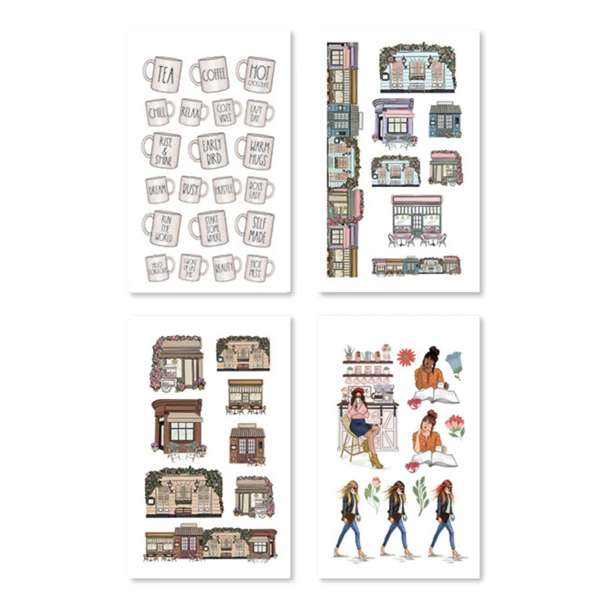 Rongrong Sticker Book - Coffee Queen

Get ready to wrap yourself in a warm hug with every sip of coffee! Introducing the Coffee Queen sticker book by Rongrong DeVoe. ☕️

Filled with 24 pages of premium hand-drawn stickers featuring adorable coffee lover fashion illustrations. From functional appointment trackers to cute coffee shop settings, this sticker book has it all. 😍

Show your love for the world's best drink and decorate your planner or notebook with these gorgeous stickers. Don't wait, grab your co