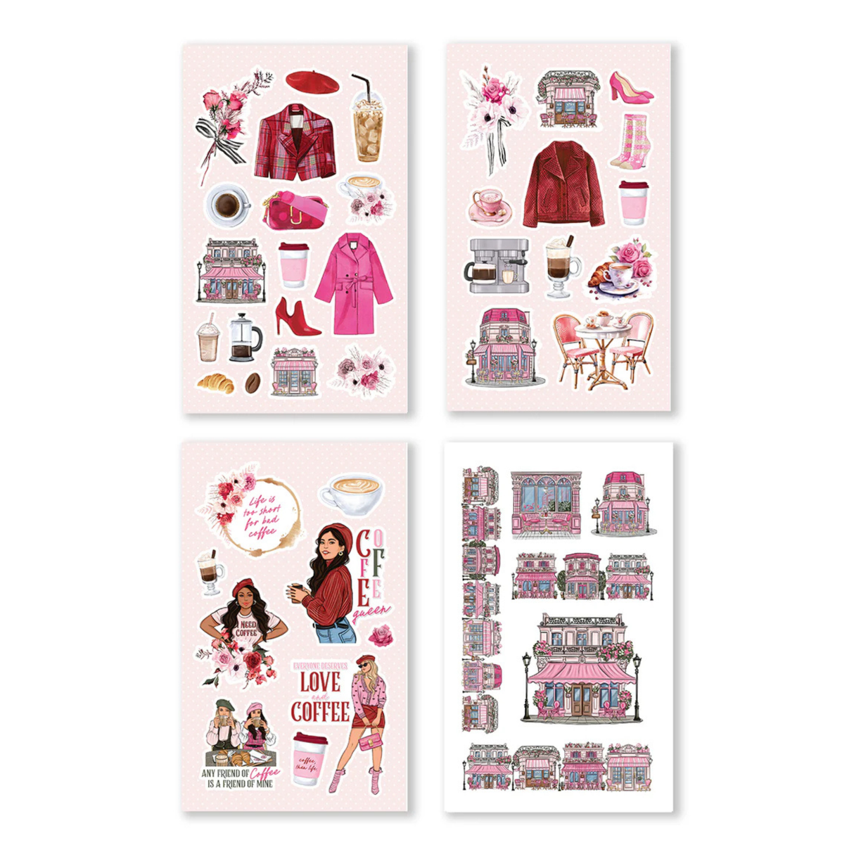 Rongrong Sticker Book - Coffee Queen 2

Indulge your love for coffee and creativity with the Coffee Queen Sticker Book 2! This must-have collection for coffee enthusiasts and crafters offers a delightful array of charming, hand-drawn designs, perfect for decorating planners, journaling, and crafting unique projects. Infuse your daily routine with warmth and joy through these beautifully designed, caffeine-inspired stickers!&nbsp;☕✨

Key Features:

25 Pages of Hand-Drawn Stickers: Enjoy a diverse collection 