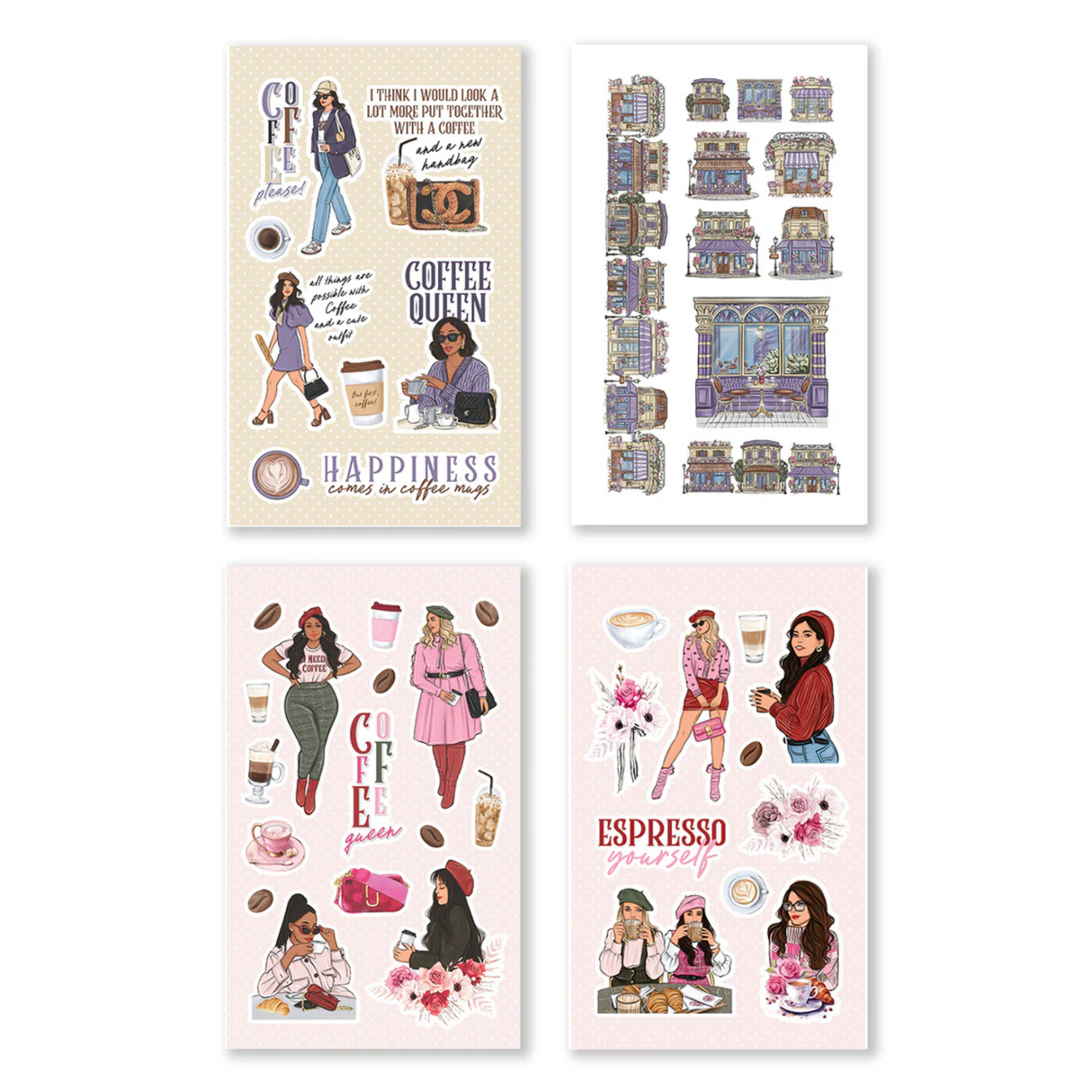 Rongrong Sticker Book - Coffee Queen 2

Indulge your love for coffee and creativity with the Coffee Queen Sticker Book 2! This must-have collection for coffee enthusiasts and crafters offers a delightful array of charming, hand-drawn designs, perfect for decorating planners, journaling, and crafting unique projects. Infuse your daily routine with warmth and joy through these beautifully designed, caffeine-inspired stickers!&nbsp;☕✨

Key Features:

25 Pages of Hand-Drawn Stickers: Enjoy a diverse collection 