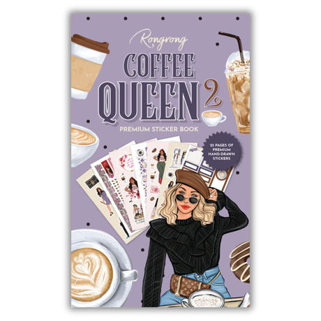 Rongrong Sticker Book - Coffee Queen 2

Indulge your love for coffee and creativity with the Coffee Queen Sticker Book 2! This must-have collection for coffee enthusiasts and crafters offers a delightful array of charming, hand-drawn designs, perfect for decorating planners, journaling, and crafting unique projects. Infuse your daily routine with warmth and joy through these beautifully designed, caffeine-inspired stickers!&nbsp;☕✨

Key Features:

25 Pages of Hand-Drawn Stickers: Enjoy a diverse collection 