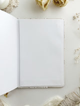Libreta A5 con rosas y encajes