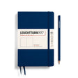 Ruled - Leuchtturm1917 Hardcover Notebook Paperback (B6+) Navy