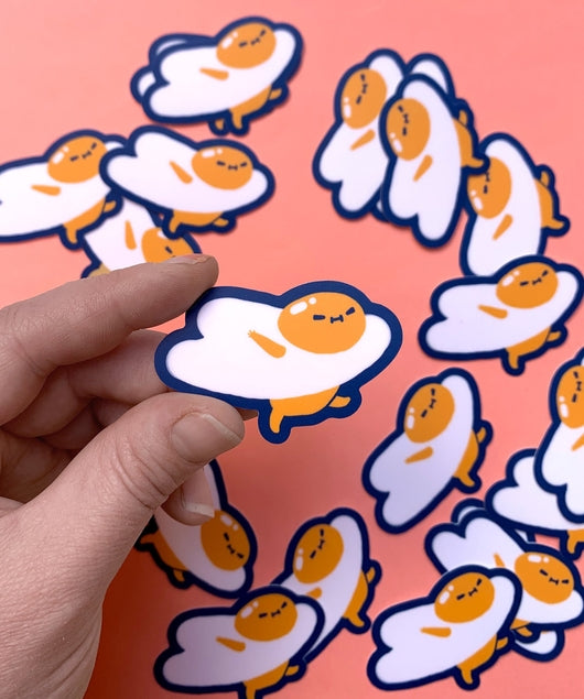 Hannakin - Runny Egg Vinyl Sticker