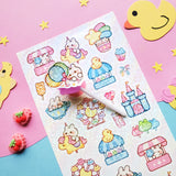 🎠🍭 @ilbyde brings us a ticket to the sweetest little amusement park around! Follow this playful bunny as they ride the ferris wheel, float in a hot air balloon, and hop from pastel booths for treats and prizes. With sugary swirls, adorable rides, and fairytale castles, this sheet is pure carnival-day magic.