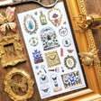 🦋🔍 Explore an enchanting cabinet of wonders with @nussay_art’s mesmerizing entomology collection. Jewel-toned beetles, delicate butterflies, and mysterious moths rest beneath glass domes and within ornate vintage frames, like tiny treasures on display to bring to life the magic of old naturalists and their treasured discoveries.
