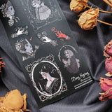 🌹🩸 Draped in shadows and mystery, @marysyring’s hauntingly beautiful figures emerge from candlelit portraits and thorn-laced frames. With ghostly gazes, and a touch of Victorian elegance, these vampiric ladies prove that love never fades with time. Each portrait murmurs of Morticia levels of romance.