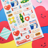 🩹💖 With these little bandages by @alittleali_, you can use them in your journal as reminders of how sometimes we get hurt but we just need to take the time to heal! Bright, cheerful, and full of healing vibes, these stickers are all about patching yourself up with kindness and patience.

Art by: @alittleali_