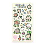 🐻💚 Filled with little frogs, rainbows, and lily pads — get ready for this beary-cute sheet by @maison.lovely! Dressed in kawaii frog suits, these cuddly bear pals spend their days watering flowers, making froggy friends, and lounging on leafy lily pads. This sheet is sure to make your day extra hoppy!