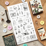 🐭🗝️ For this curious little mouse by @picadominus, collecting is pure magic, tiny treasures are simply too special to pass up! From buttons to little keys, each piece is cherished, no matter how small. Whether sailing in a seashell boat or curling up in a matchbox to dream, this delightful sheet is sure to find a special place in your own collection.
