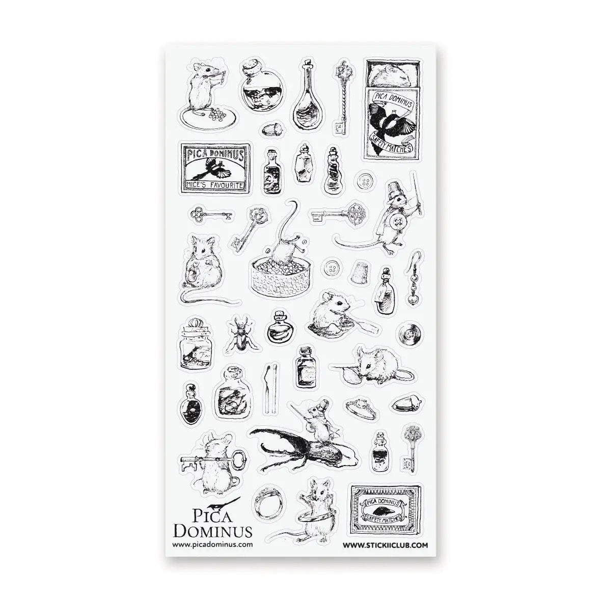 🐭🗝️ For this curious little mouse by @picadominus, collecting is pure magic, tiny treasures are simply too special to pass up! From buttons to little keys, each piece is cherished, no matter how small. Whether sailing in a seashell boat or curling up in a matchbox to dream, this delightful sheet is sure to find a special place in your own collection.