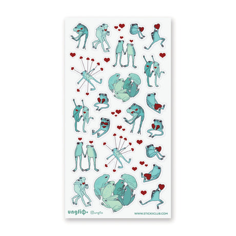 🐸❤️ Cause sometimes people suck and you rather chill with the coolest freakin FROGS from @ungfio! Sometimes they’re clingy and dramatic but look at how squishy and loud – these little guys wear their hearts on their sleeve reminding you that sometimes it’s okay to do exactly that.

Art by: @ungfio